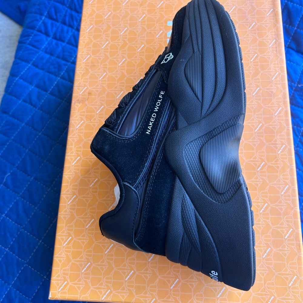 Naked Wolfe Black Platform Sneakers - Picture 3 of 4